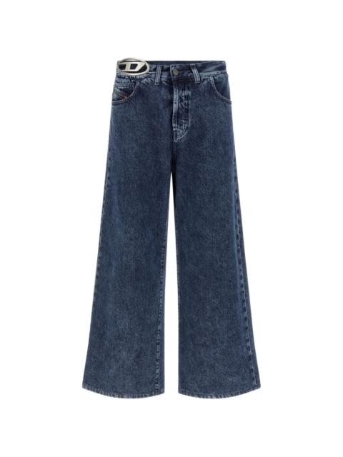 1996 D-Sire-S4 cut-out logo jeans