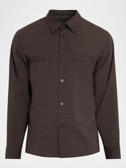 Theory Men's Motion Stretch Wool Overshirt