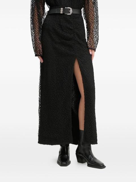 IRO slit midi skirt