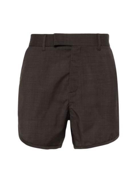 Martine Rose houndstooth tailored shorts