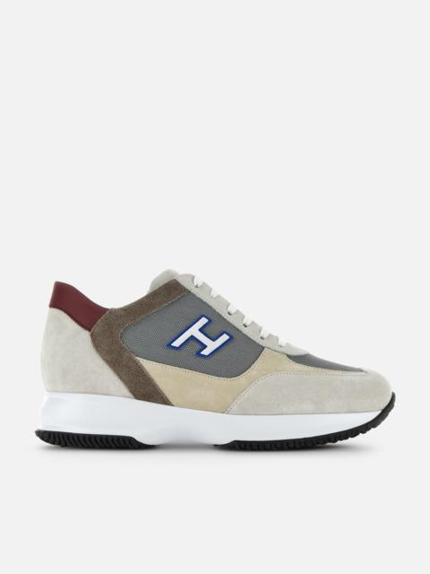 Sneakers Hogan Interactive Grey Beige Brown