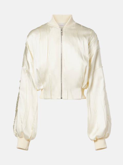 Sportmax Zorro cropped bomber jacket