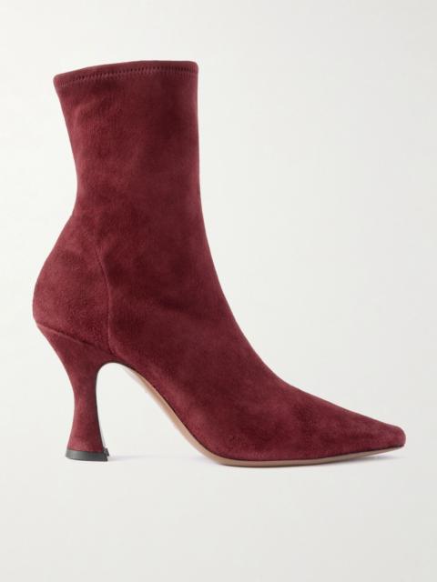NEOUS Ran suede ankle boots Burgundy