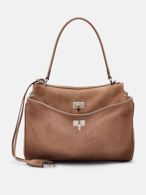 BALENCIAGA Rodeo Medium suede tote bag