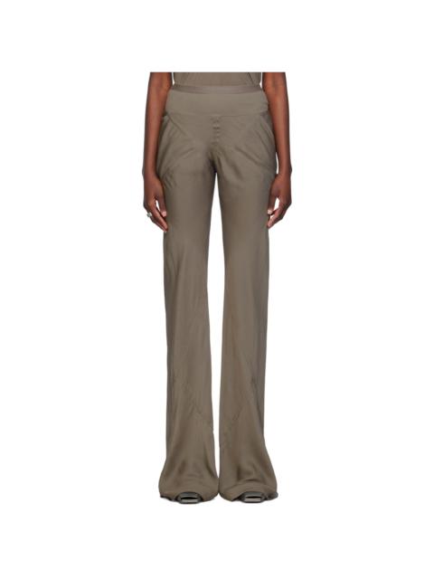 Rick Owens Gray Bias Lounge Pants