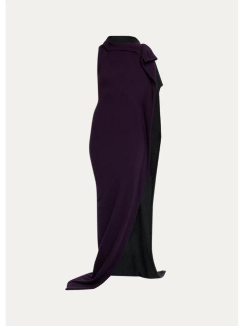 ZANKOV Magdalena Draped Maxi Dress