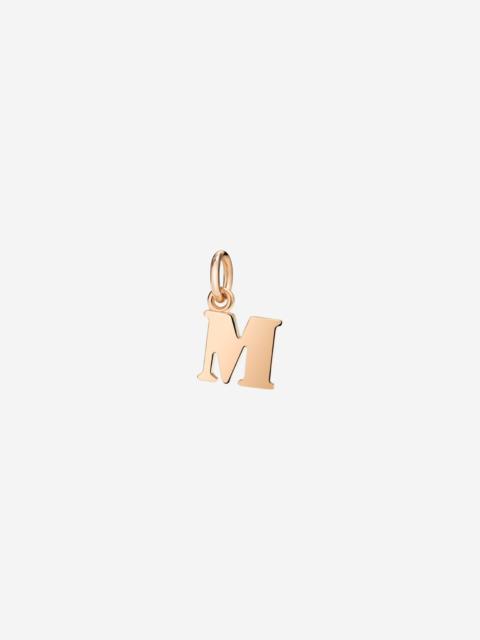 DoDo Rose Gold Letter M Charm