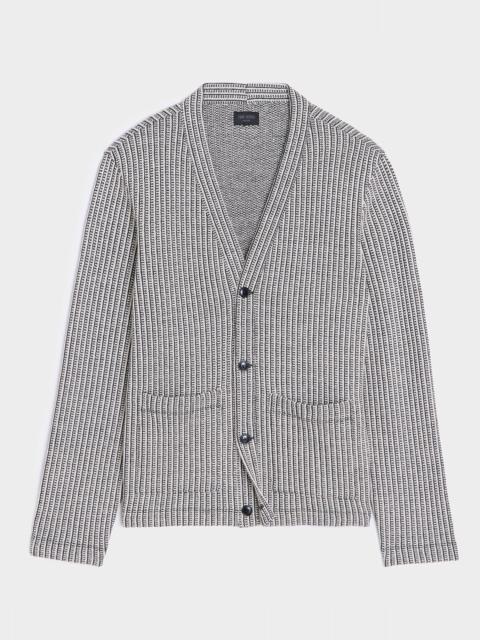 TODD SNYDER Ribbed Cotton Cardigan