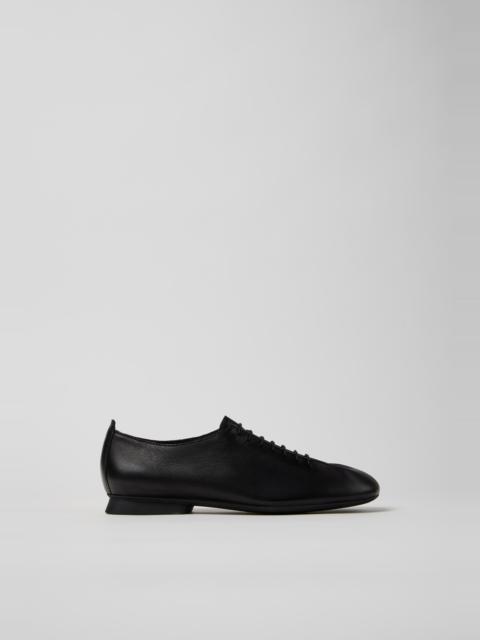 CAMPER Casi Myra Black Leather Shoes for Women.