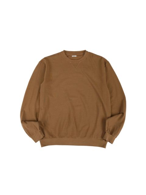 PHIGVEL MAKERS Co. Seed Stitch Sleeve LS Smoke Brown