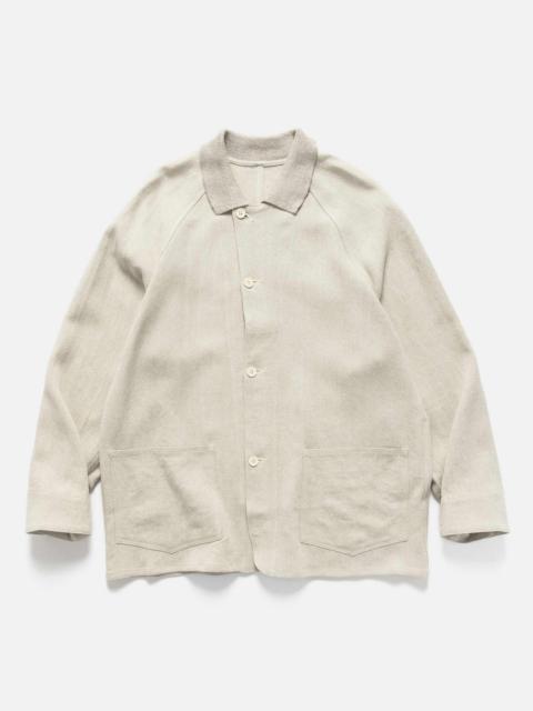 BATONER Ochiwata Linen Hopsack Coverall Natural