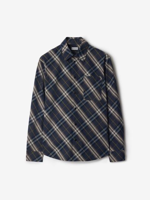 Burberry Relaxed Fit Check Cotton Shirt