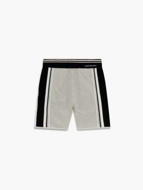 CASABLANCA Metallic Mesh Stripe Shorts | Casablanca Paris