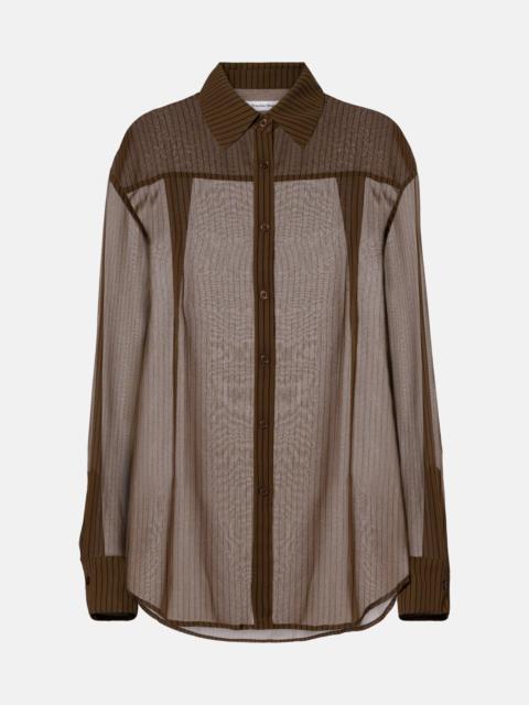 The Frankie Shop Peri pinstripe shirt
