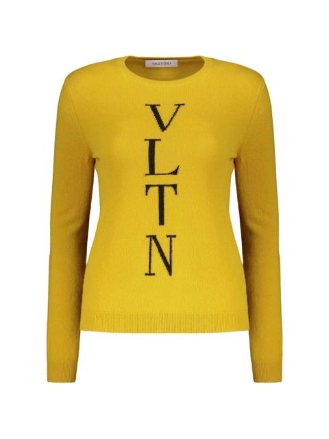 Valentino VLTN intarsia-knit sweater