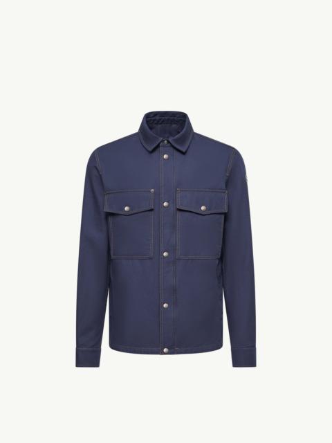 Moncler Watagua Cotton & Linen Blend Shirt Jacket