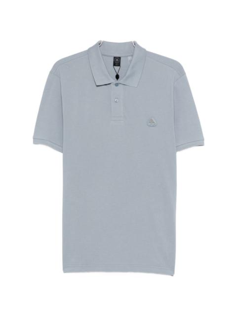 MOOSE KNUCKLES Everett emblem short-sleeve polo shirt