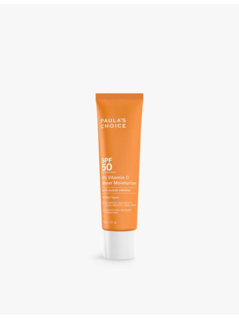 Paula's Choice 5% Vitamin C Sheer moisturiser SPF 50 60ml