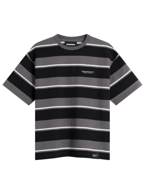 NEIGHBORHOOD Neighborhood Border Stripe Logo T-Shirt
