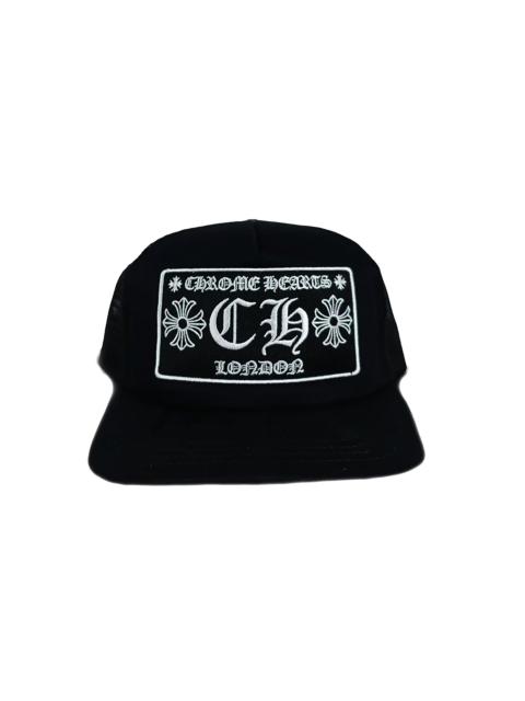 Chrome Hearts TRUCKER HAT "LONDON - Black/White" CHRM0939