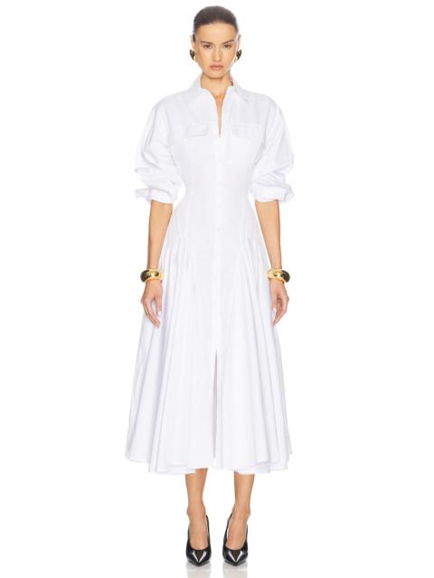 HELSA Godet Shirt Dress