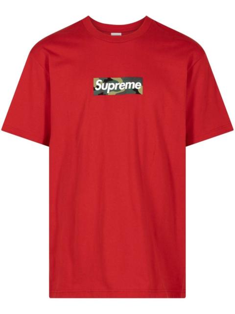 box logo cotton T-shirt