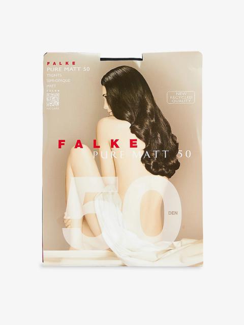 FALKE Pure Matt 50 denier stretch-woven tights
