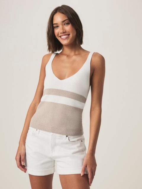 Splendid Octavia Block Stripe Sweater Tank