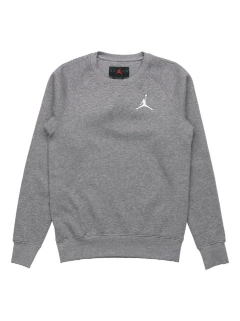 Jordan Air Jordan Fleece Lined Stay Warm Sports Round Neck Pullover Gray DC6716-091