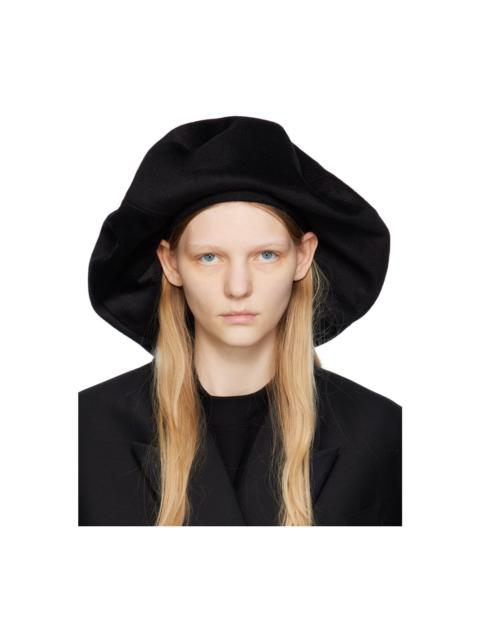 The Row Black Chicca Beret