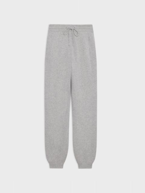 CELINE TRACK PANTS IN SULKY CASHMERE AND WOOL