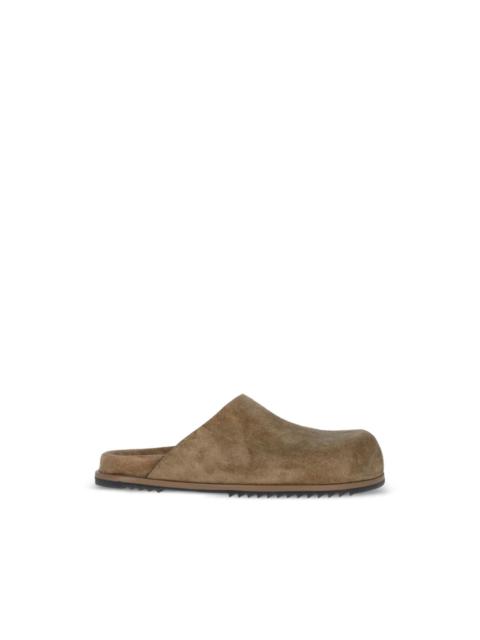 Rick Owens suede slip-on sandals