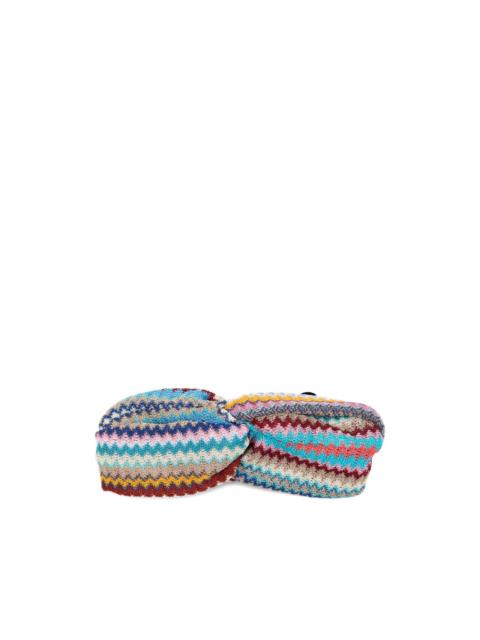 Missoni knitted headband