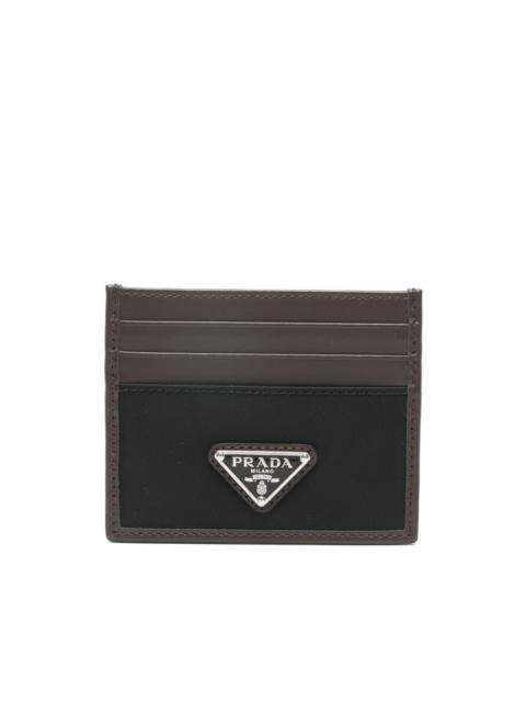 Prada logo-plaque card holder
