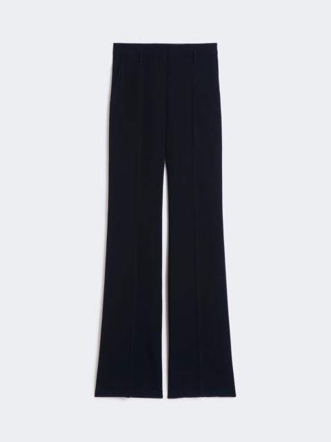 Max Mara ALABAMA Flared cady trousers - NAVY