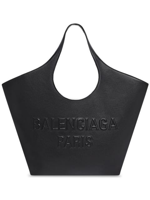 BALENCIAGA black Mary-Kate leather tote bag