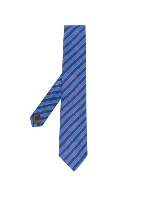 Church's stripe-print linen tie