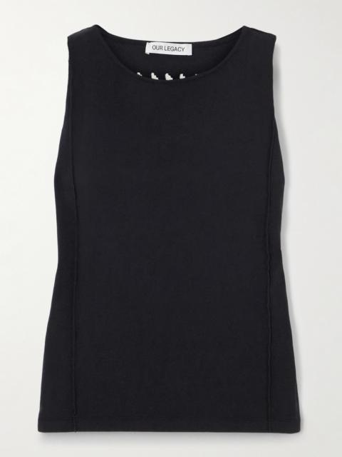 Our Legacy Cutout Cotton-jersey Tank