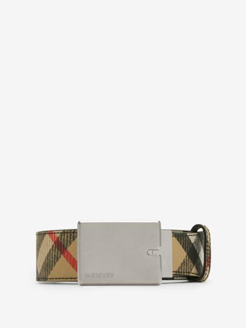 Burberry Reversible Check B Cut Belt