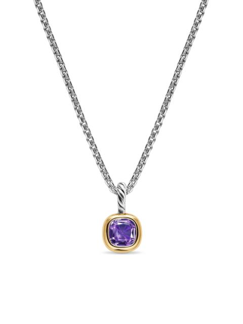 DAVID YURMAN Women's Mini Cushion Cut Amulet in Sterling Silver - Amethyst