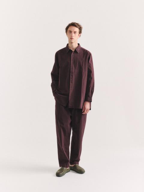 CASEY/CASEY IKLA SHIRT - PAPER COT - EBONY