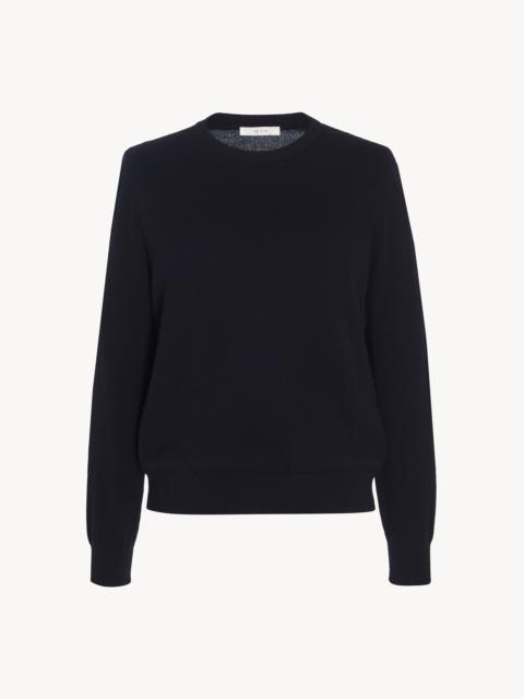 The Row Ezan Cotton-Jersey Sweatshirt | REVERSIBLE