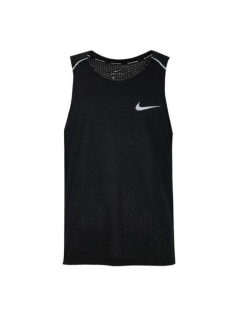 Nike Nike Rise 365 Tank DRI-FIT Sports Top Men Black AQ9918-010