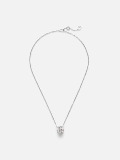 BVLGARI Serpenti Viper 18kt white gold pendant necklace with diamonds