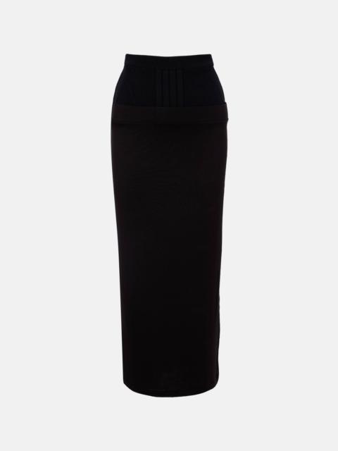 THE ATTICO Jersey midi skirt