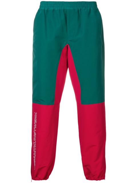 JOHNUNDERCOVER colour-block track trousers