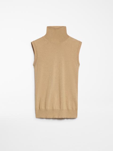 Sportmax ARDENZA Sleeveless mock polo-neck sweater