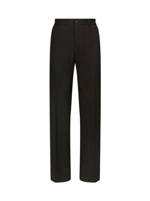 Dolce & Gabbana STRAIGHT-LEG WOOL TROUSERS