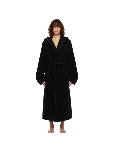 Rick Owens Black Temple Pentagram Bathrobe