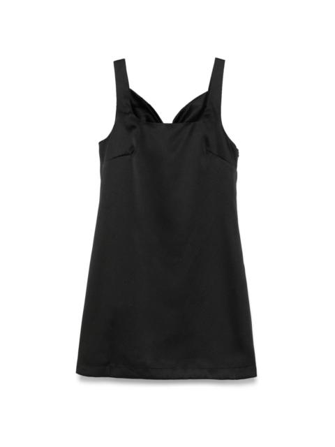 House of Sunny satin shift mini dress